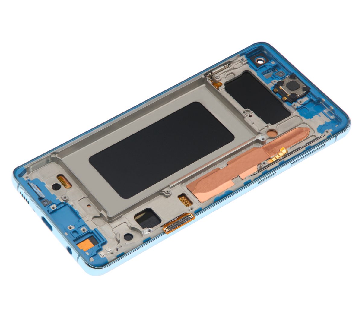 Samsung Galaxy S10 İle Uyumlu Çerçeveli ekran LCD Ekranı (Parmak İzi Sensörü Olmadan) (Satış Sonrası Artı: TFT) (Prizma Mavisi) - Görsel 9