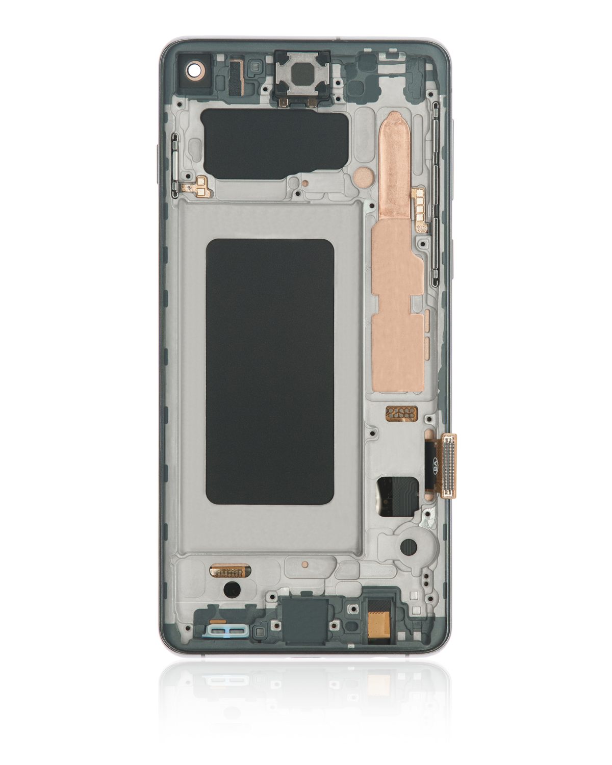 Samsung Galaxy S10 İle Uyumlu Çerçeveli ekran LCD Ekranı (Parmak İzi Sensörü Olmadan) (Satış Sonrası Artı: TFT) (Prizma Siyahı) - Görsel 4