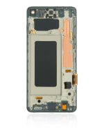 Samsung Galaxy S10 İle Uyumlu Çerçeveli ekran LCD Ekranı (Parmak İzi Sensörü Olmadan) (Satış Sonrası Artı: TFT) (Prizma Yeşili) - Görsel 4