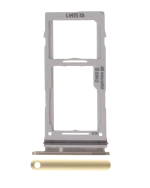 Samsung Galaxy S10 İle Uyumlu Çift Sim Kart Tepsisi S10 Plus  (Kanarya Sarısı)