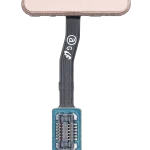 Samsung Galaxy S10 İle Uyumlu Güç ve Parmak İzi Okuyucusu Flex Kablo ile E (Flamingo Pembesi)