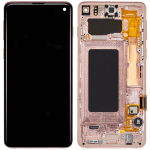 Samsung Galaxy S10 İle Uyumlu İçin Çerçeveli ekran Orijinal (Flamingo Pembesi)  Orijinal Ekranı Uyumlu - Görsel 2