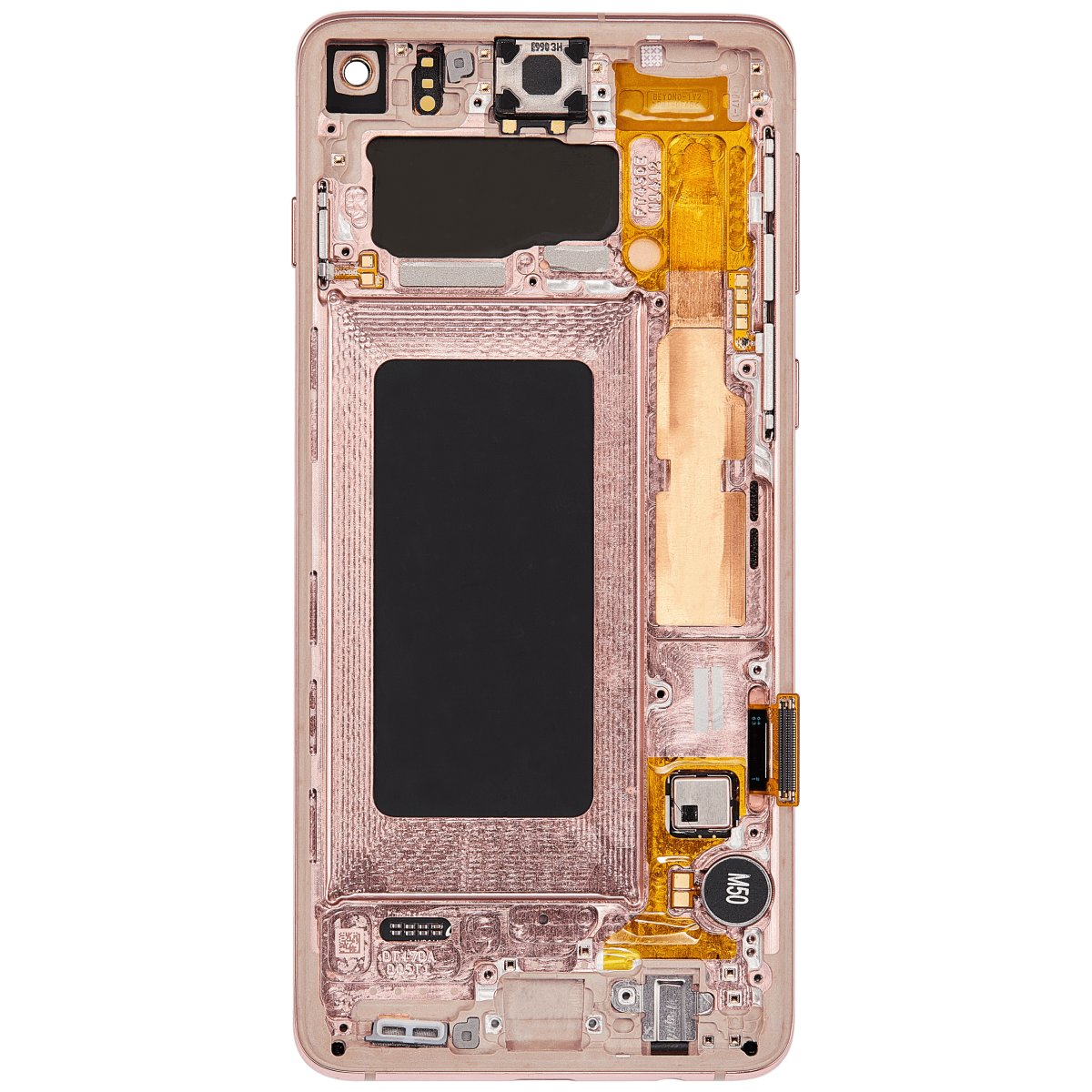 Samsung Galaxy S10 İle Uyumlu İçin Çerçeveli ekran Orijinal (Flamingo Pembesi)  Orijinal Ekranı Uyumlu - Görsel 4