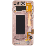 Samsung Galaxy S10 İle Uyumlu İçin Çerçeveli ekran Orijinal (Flamingo Pembesi)  Orijinal Ekranı Uyumlu - Görsel 4