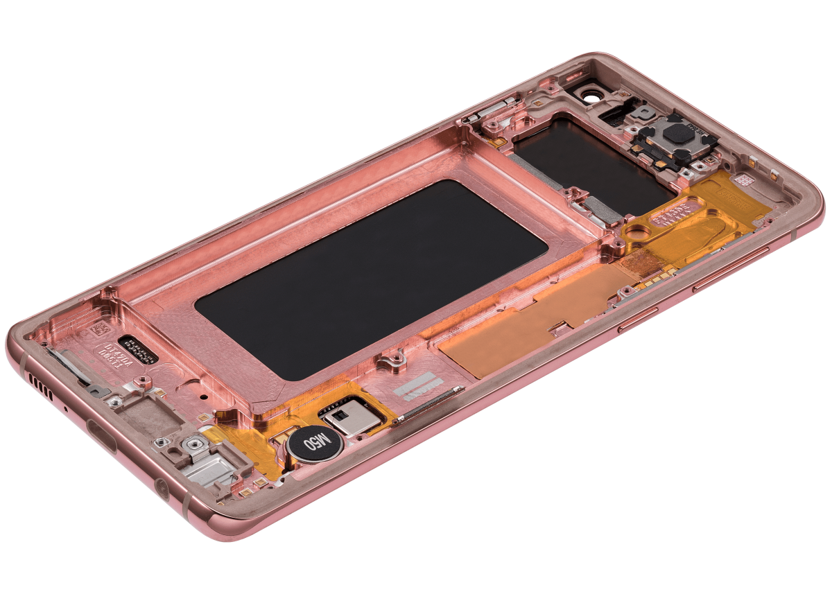 Samsung Galaxy S10 İle Uyumlu İçin Çerçeveli ekran Orijinal (Flamingo Pembesi)  Orijinal Ekranı Uyumlu - Görsel 6