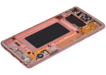 Samsung Galaxy S10 İle Uyumlu İçin Çerçeveli ekran Orijinal (Flamingo Pembesi)  Orijinal Ekranı Uyumlu - Görsel 6
