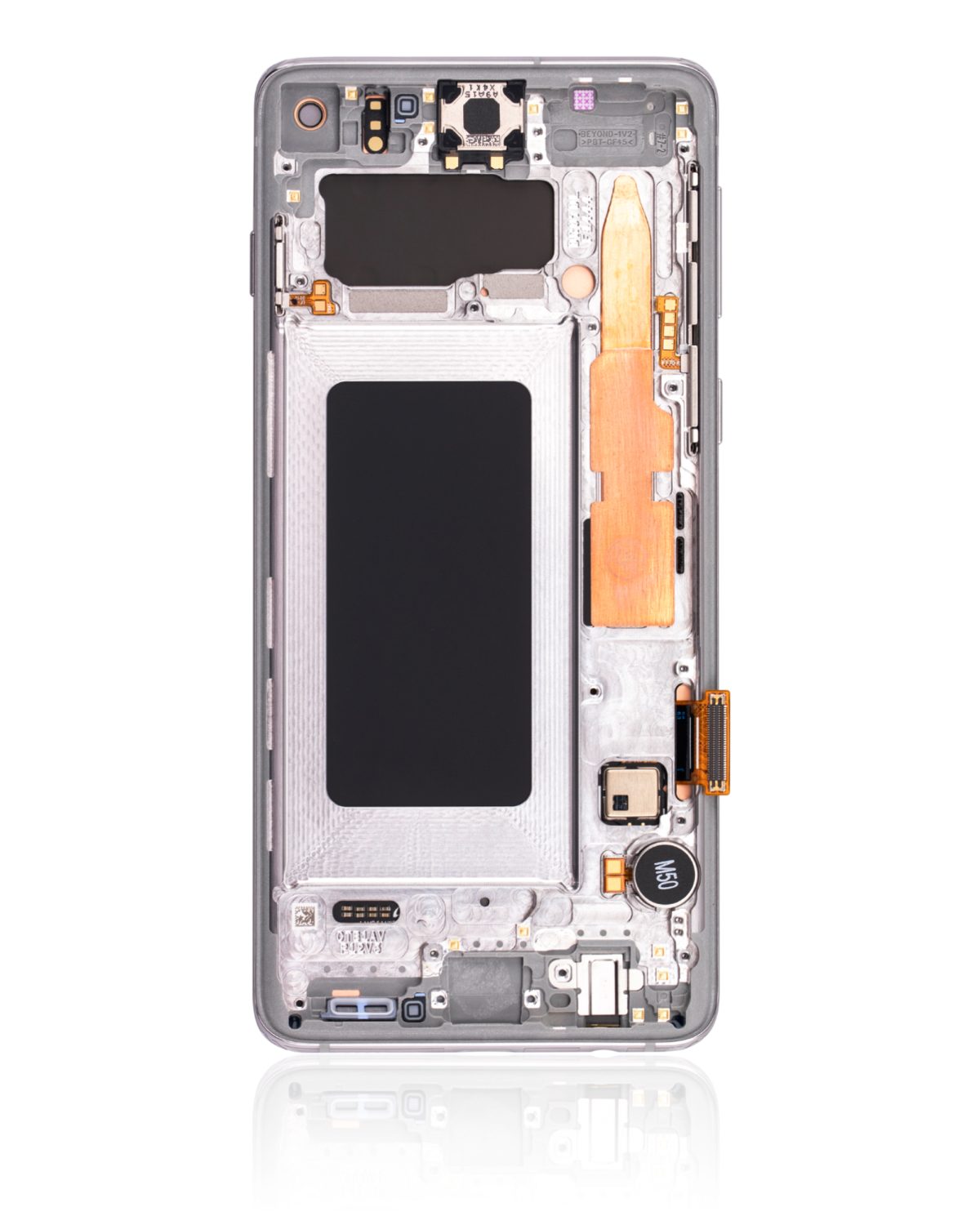 Samsung Galaxy S10 İle Uyumlu İçin Çerçeveli ekran Orijinal (Prizma Beyazı)  Orijinal Ekranı Uyumlu - Görsel 2