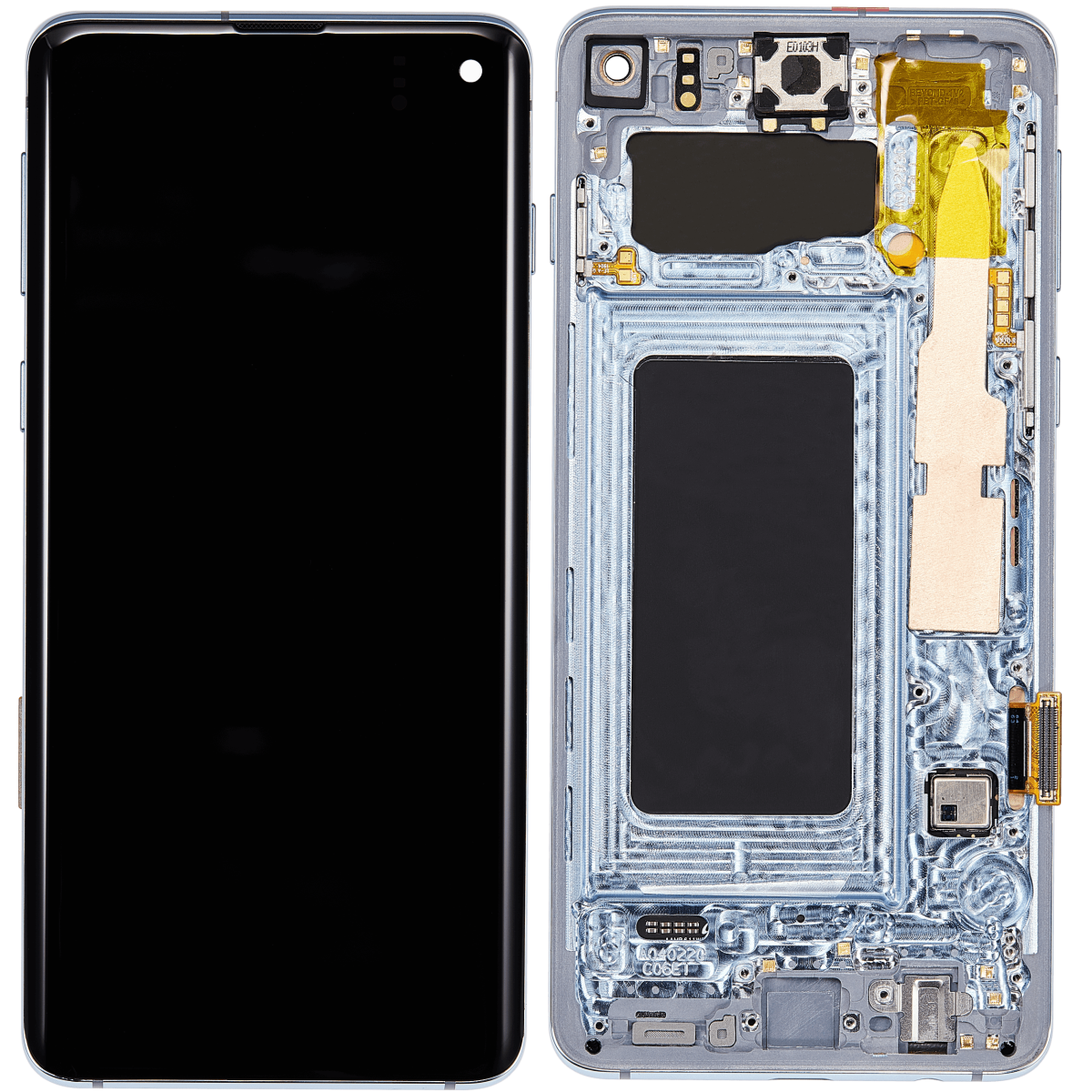 Samsung Galaxy S10 İle Uyumlu İçin Çerçeveli ekran Orijinal (Prizma Mavisi)  Orijinal Ekranı Uyumlu - Görsel 2