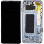 Samsung Galaxy S10 İle Uyumlu İçin Çerçeveli ekran Orijinal (Prizma Mavisi)  Orijinal Ekranı Uyumlu - Görsel 2