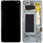 Samsung Galaxy S10 İle Uyumlu İçin Çerçeveli ekran Orijinal (Prizma Yeşili)  Orijinal Ekranı Uyumlu - Görsel 2