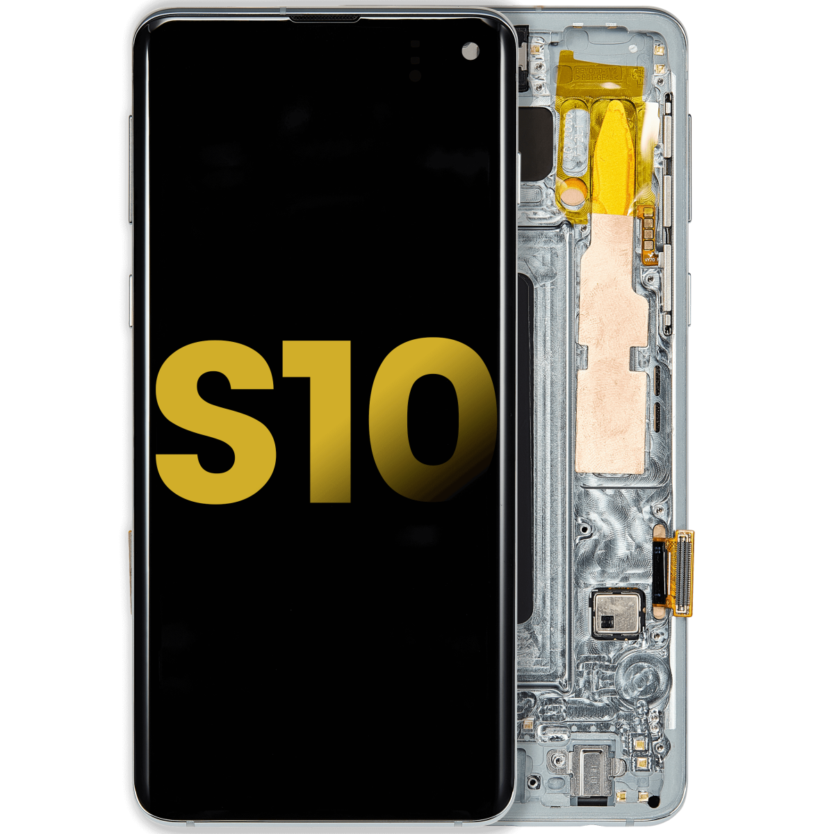 Samsung Galaxy S10 İle Uyumlu İçin Çerçeveli ekran Orijinal (Prizma Yeşili)  Orijinal Ekranı Uyumlu - Görsel 3