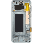 Samsung Galaxy S10 İle Uyumlu İçin Çerçeveli ekran Orijinal (Prizma Yeşili)  Orijinal Ekranı Uyumlu - Görsel 5