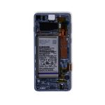 Samsung Galaxy S10 İle Uyumlu İçin Çerçeveli ekran (Service Pack) (Prizma Mavisi)  Orijinal Ekranı Uyumlu - Görsel 6