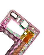 Samsung Galaxy S10 İle Uyumlu Orta Çerçeve Muhafaza (Küçük Parçalarla) (Flamingo Pembesi) - Görsel 6