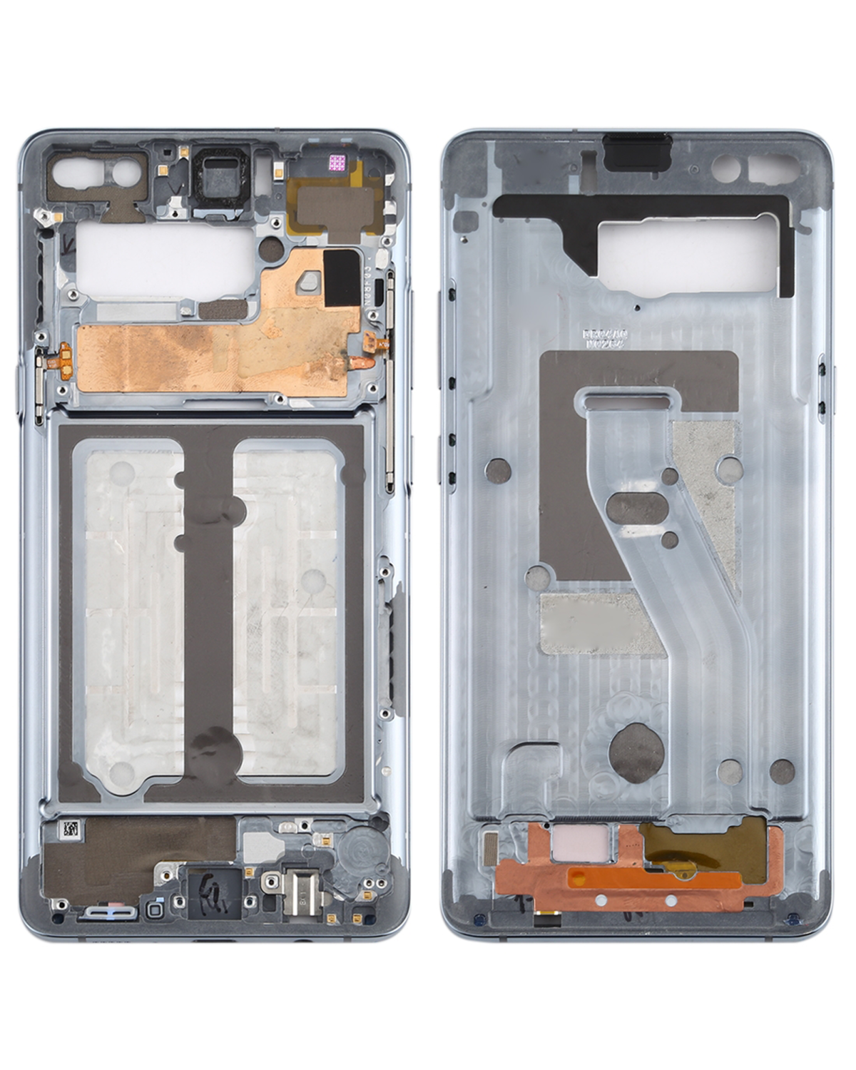 Samsung Galaxy S10 İle Uyumlu Orta Çerçeve Muhafaza (Küçük Parçalarla)-(Prizma Beyazı) - Görsel 5