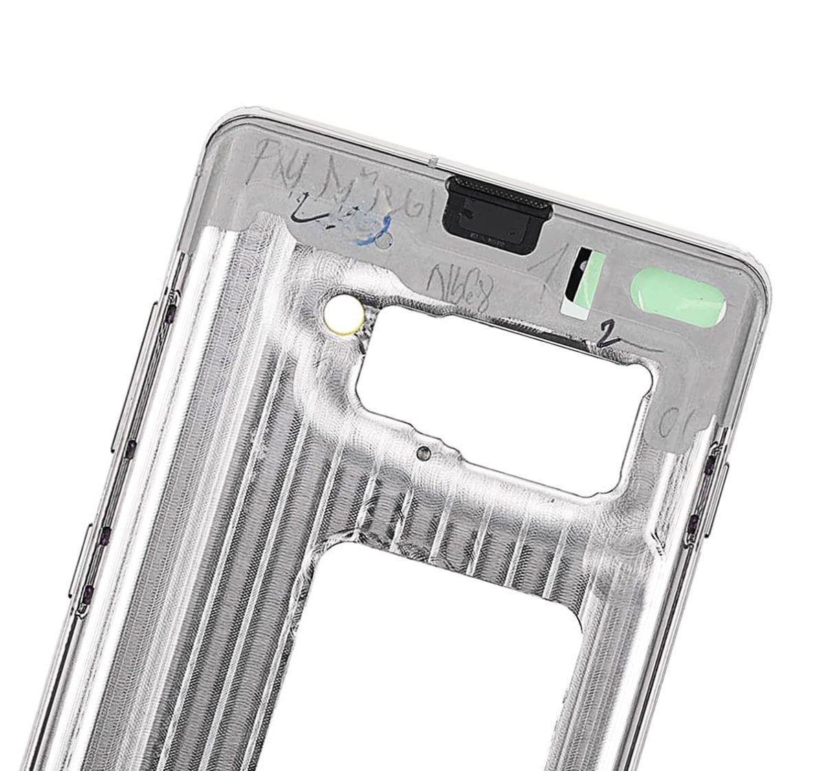 Samsung Galaxy S10 İle Uyumlu Orta Çerçeve Muhafaza (Küçük Parçalarla) (Prizma Mavisi) - Görsel 6