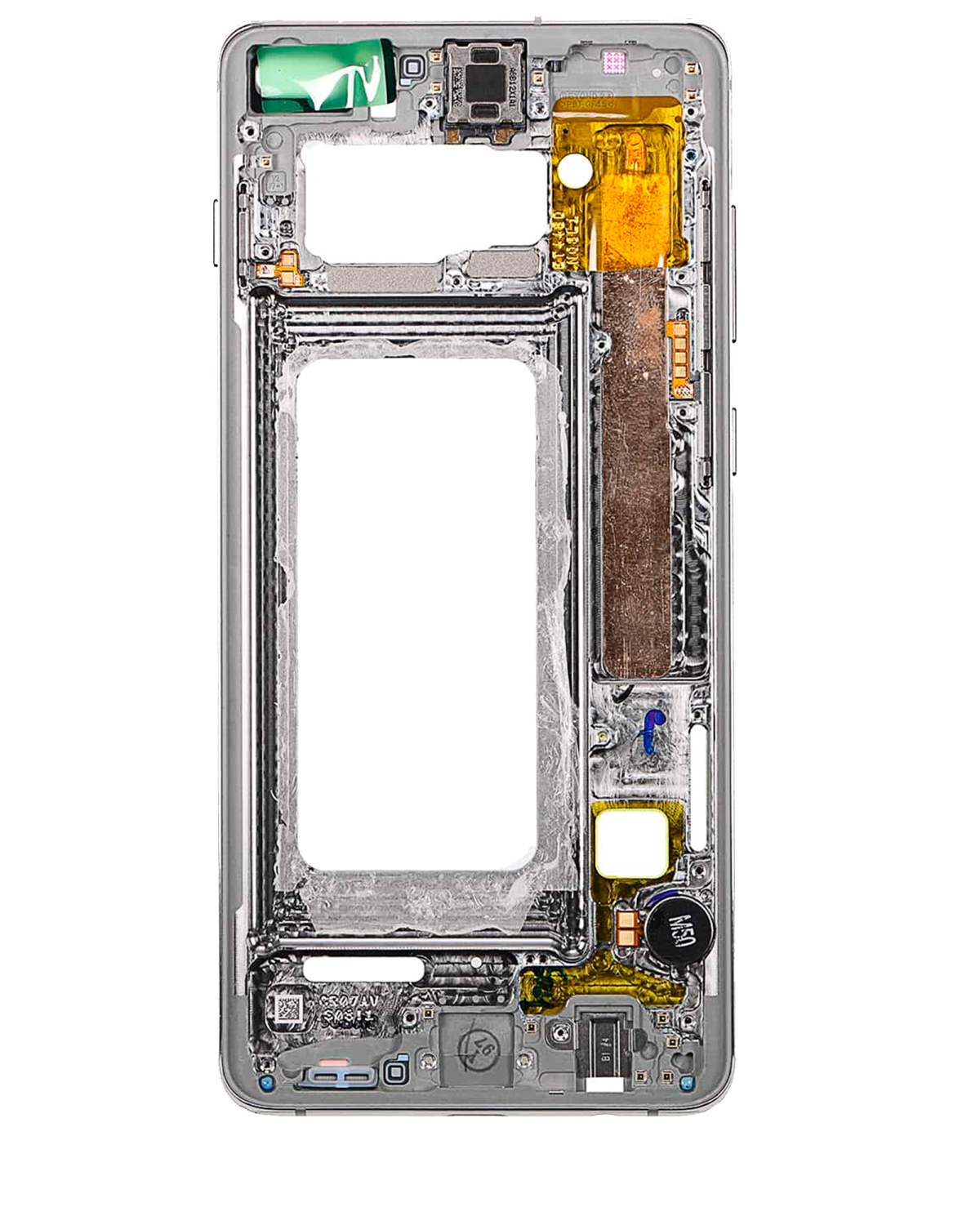 Samsung Galaxy S10 İle Uyumlu Orta Çerçeve Muhafaza (Küçük Parçalarla) (Prizma Mavisi) - Görsel 7