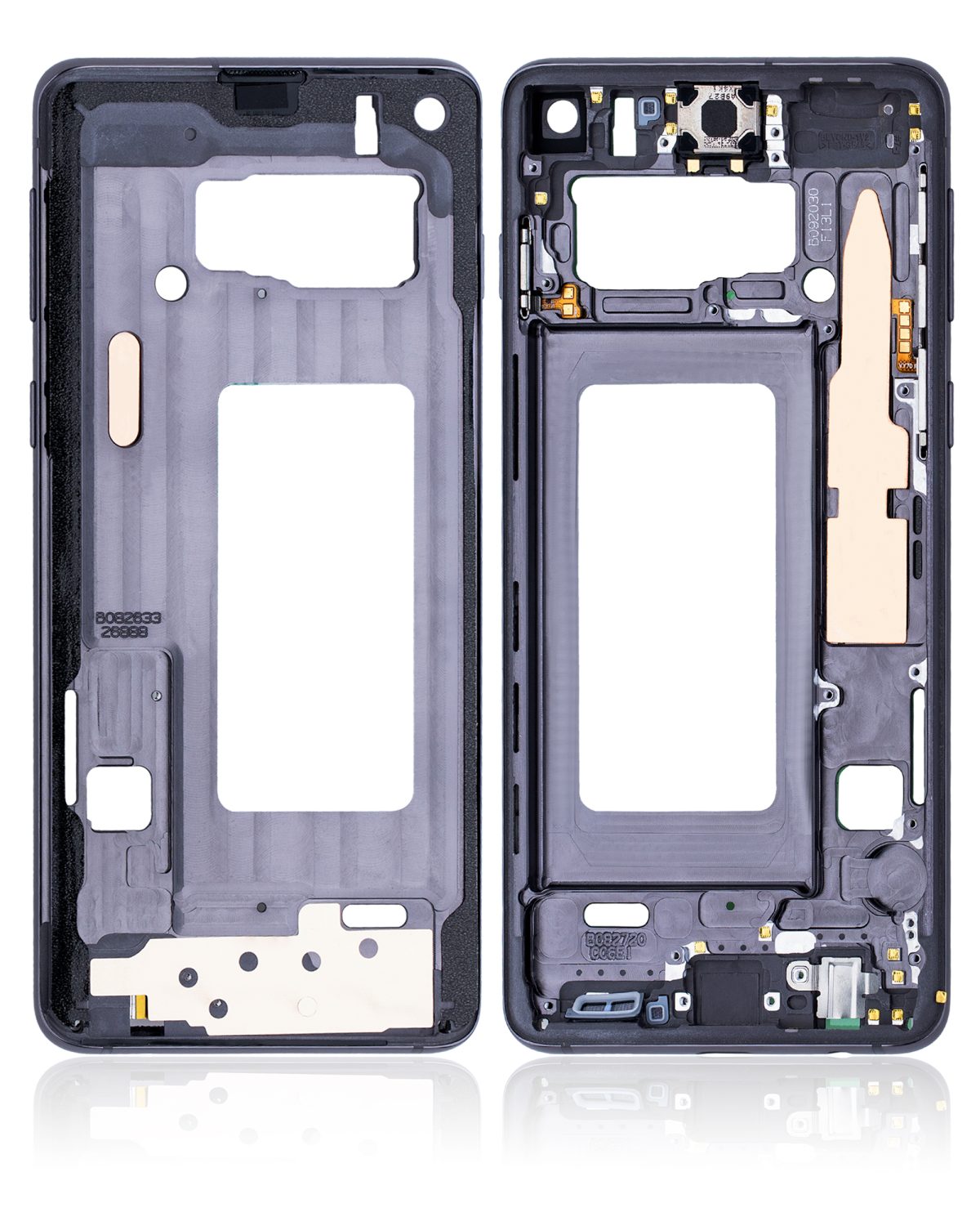 Samsung Galaxy S10 İle Uyumlu Orta Çerçeve Muhafaza (Küçük Parçalarla) (Prizma Siyah) - Görsel 2
