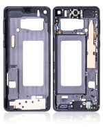 Samsung Galaxy S10 İle Uyumlu Orta Çerçeve Muhafaza (Küçük Parçalarla) (Prizma Siyah) - Görsel 2