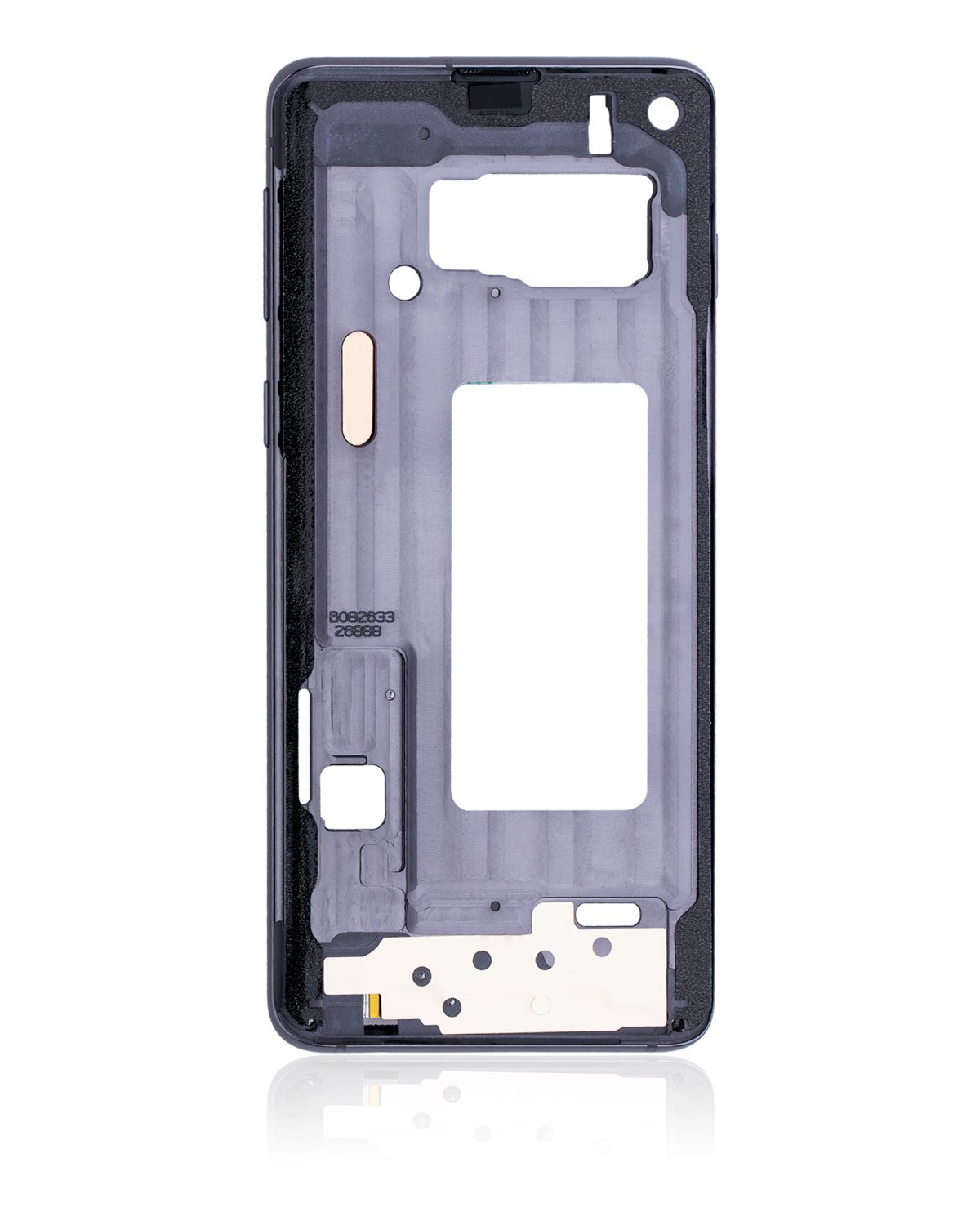 Samsung Galaxy S10 İle Uyumlu Orta Çerçeve Muhafaza (Küçük Parçalarla) (Prizma Siyah) - Görsel 5