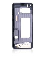 Samsung Galaxy S10 İle Uyumlu Orta Çerçeve Muhafaza (Küçük Parçalarla) (Prizma Siyah) - Görsel 5