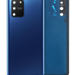 Samsung Galaxy S10 Lite İle Uyumlu Arka Kapak Camı Kamera Lensiyle Uyumlu (Servis Paketi) (Prizma Mavisi)