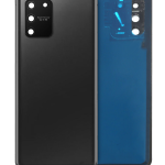 Samsung Galaxy S10 Lite İle Uyumlu Arka Kapak Camı Kamera Lensiyle Uyumlu (Servis Paketi) (Prizma Siyah)