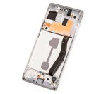 Samsung Galaxy S10 Lite İle Uyumlu İçin Çerçeveli ekran Orijinal (Prizma Beyazı)  Orijinal Ekranı Uyumlu - Görsel 5