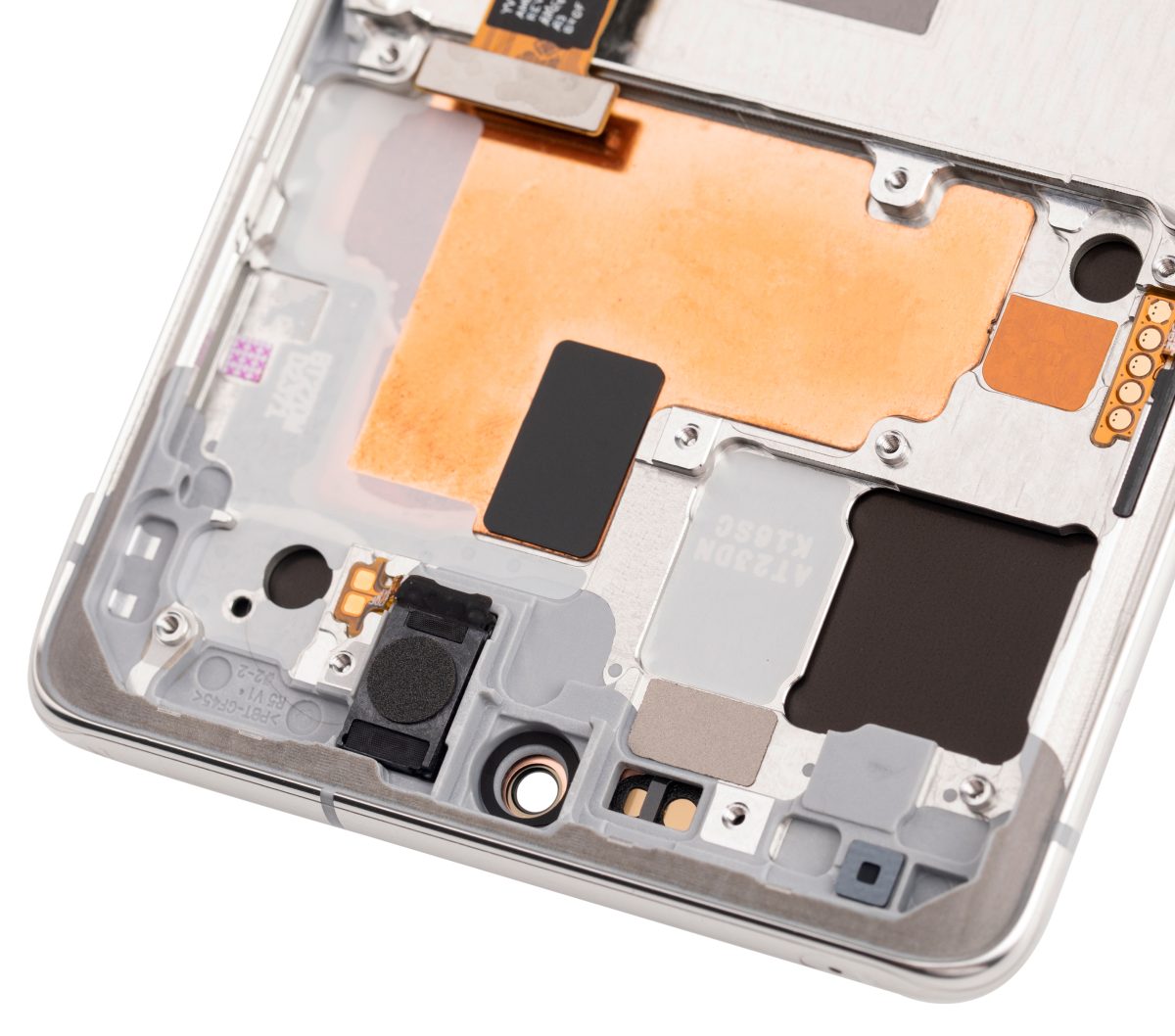 Samsung Galaxy S10 Lite İle Uyumlu İçin Çerçeveli ekran Orijinal (Prizma Beyazı)  Orijinal Ekranı Uyumlu - Görsel 7