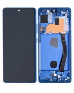 Samsung Galaxy S10 Lite İle Uyumlu İçin Çerçeveli ekran Orijinal (Prizma Mavisi)  Orijinal Ekranı Uyumlu - Görsel 2