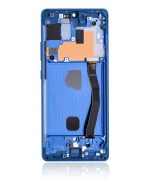 Samsung Galaxy S10 Lite İle Uyumlu İçin Çerçeveli ekran Orijinal (Prizma Mavisi)  Orijinal Ekranı Uyumlu - Görsel 3