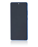 Samsung Galaxy S10 Lite İle Uyumlu İçin Çerçeveli ekran (Service Pack) (Prizma Mavisi)  Orijinal Ekranı Uyumlu - Görsel 2