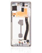 Samsung Galaxy S10 Lite İle Uyumlu (Service Pack) (Prizma Beyazı) Çerçeveli ekran Orijinal Ekranı - Görsel 3