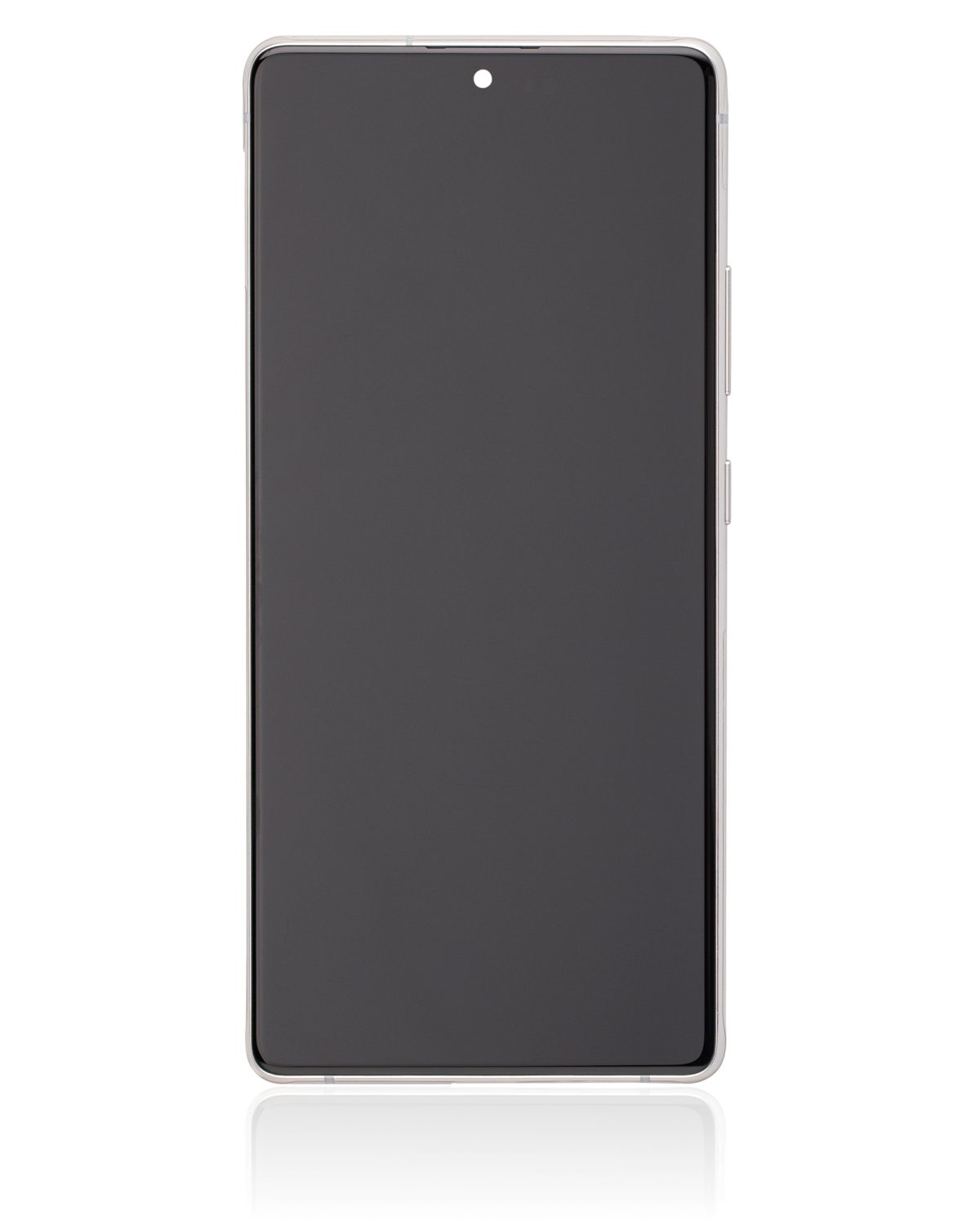 Samsung Galaxy S10 Lite İle Uyumlu (Service Pack) (Prizma Beyazı) Çerçeveli ekran Orijinal Ekranı - Görsel 4