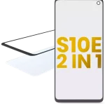 Samsung Galaxy S10 OCA İle Uyumlu Önceden Kurulu 2'si 1 Arada Ön Cam E