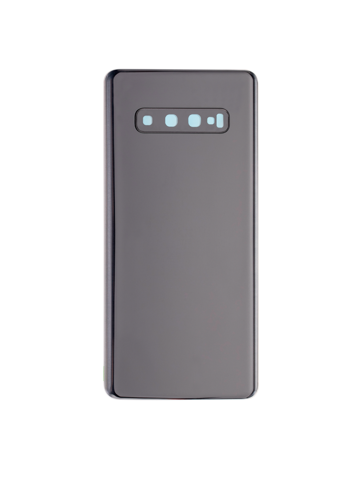 Samsung Galaxy S10 Plus İle Uyumlu Arka Kapak Cam Kamera Lensli  (Prizma Siyah) - Görsel 2