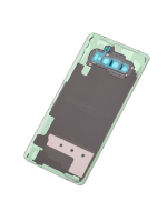 Samsung Galaxy S10 Plus İle Uyumlu Arka Kapak Cam Kamera Lensli  (Prizma Siyah) - Görsel 6