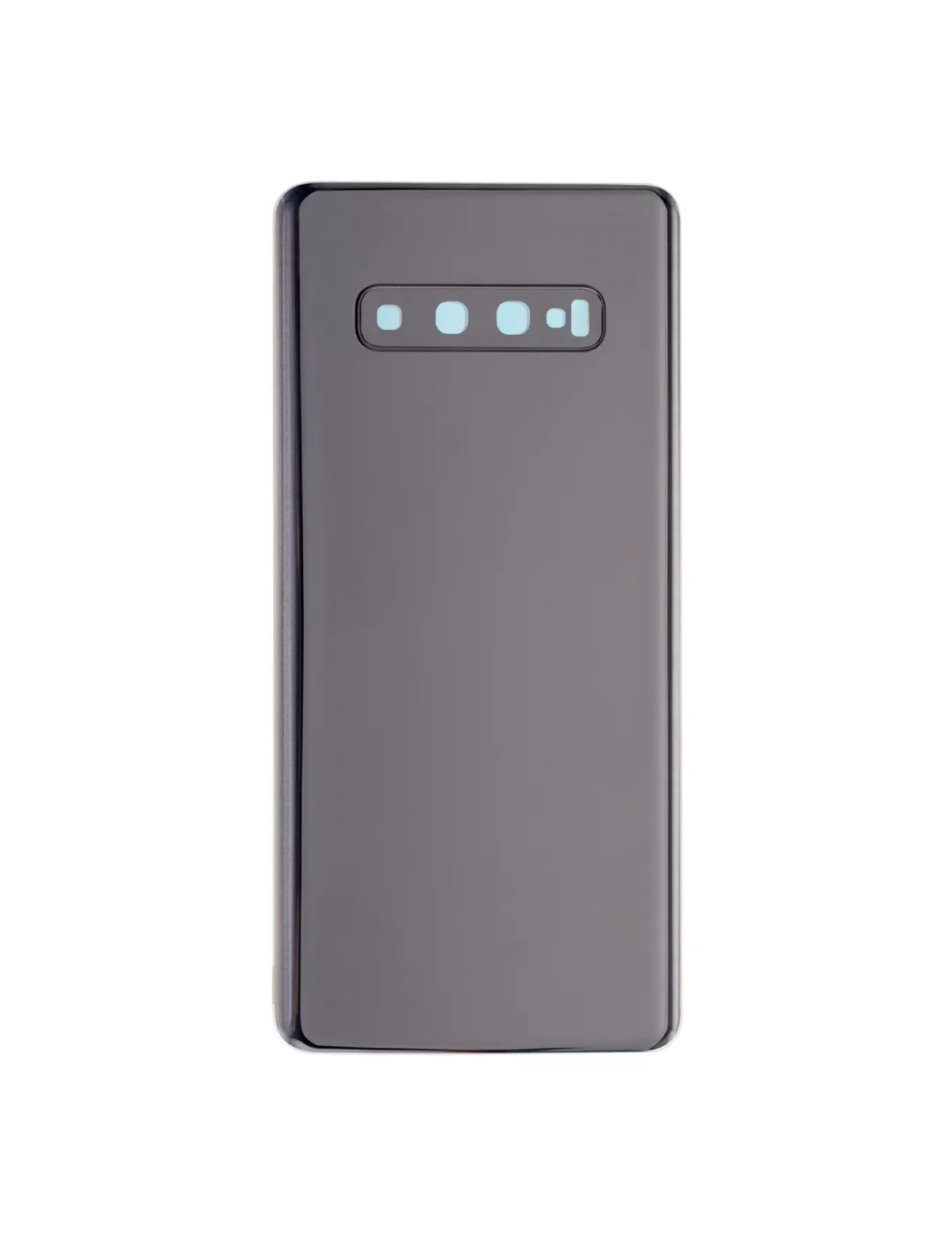Samsung Galaxy S10 Plus İle Uyumlu Arka Kapak Cam Kamera Lensli (Service Pack) (Prizma Siyah) - Görsel 3