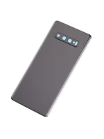 Samsung Galaxy S10 Plus İle Uyumlu Arka Kapak Cam Kamera Lensli (Service Pack) (Prizma Siyah) - Görsel 6