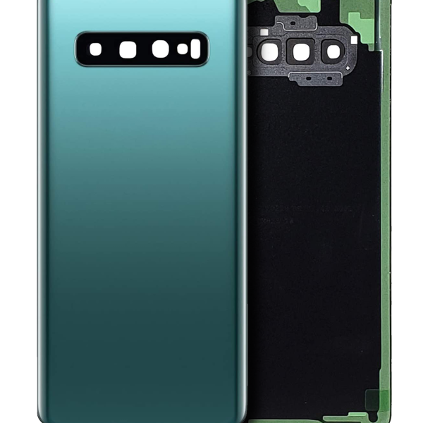 Samsung Galaxy S10 Plus İle Uyumlu Arka Kapak Camı Kamera Lensi  (Prizma Yeşili)