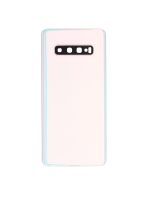 Samsung Galaxy S10 Plus İle Uyumlu Arka Kapak Camı Kamera Lensli  (Prizma Beyazı) - Görsel 8