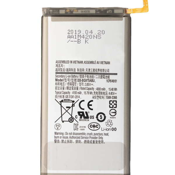 Samsung Galaxy S10 Plus İle Uyumlu Batarya Pil (Premium)