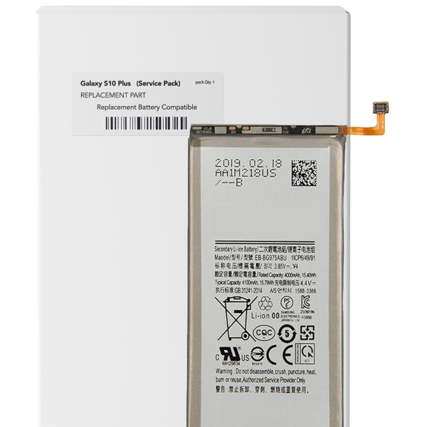 Samsung Galaxy S10 Plus İle Uyumlu Batarya Pil (Servis Paketi)