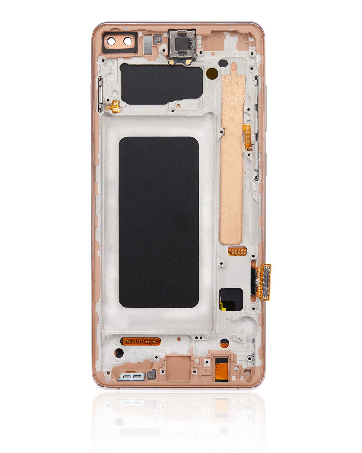 Samsung Galaxy S10 Plus İle Uyumlu Çerçeveli ekran LCD Ekranı (Parmak İzi Sensörü Olmadan) (Satış Sonrası Plus: TFT) (Flamingo Pembesi) - Görsel 5