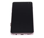 Samsung Galaxy S10 Plus İle Uyumlu Çerçeveli ekran LCD Ekranı (Parmak İzi Sensörü Olmadan) (Satış Sonrası Plus: TFT) (Flamingo Pembesi) - Görsel 8