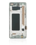 Samsung Galaxy S10 Plus İle Uyumlu Çerçeveli ekran LCD Ekranı (Parmak İzi Sensörü Olmadan) (Satış Sonrası Plus: TFT) (Prizma Beyazı) - Görsel 4
