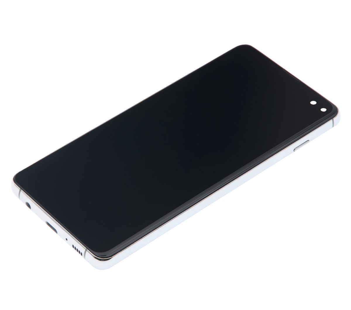 Samsung Galaxy S10 Plus İle Uyumlu Çerçeveli ekran LCD Ekranı (Parmak İzi Sensörü Olmadan) (Satış Sonrası Plus: TFT) (Prizma Beyazı) - Görsel 5