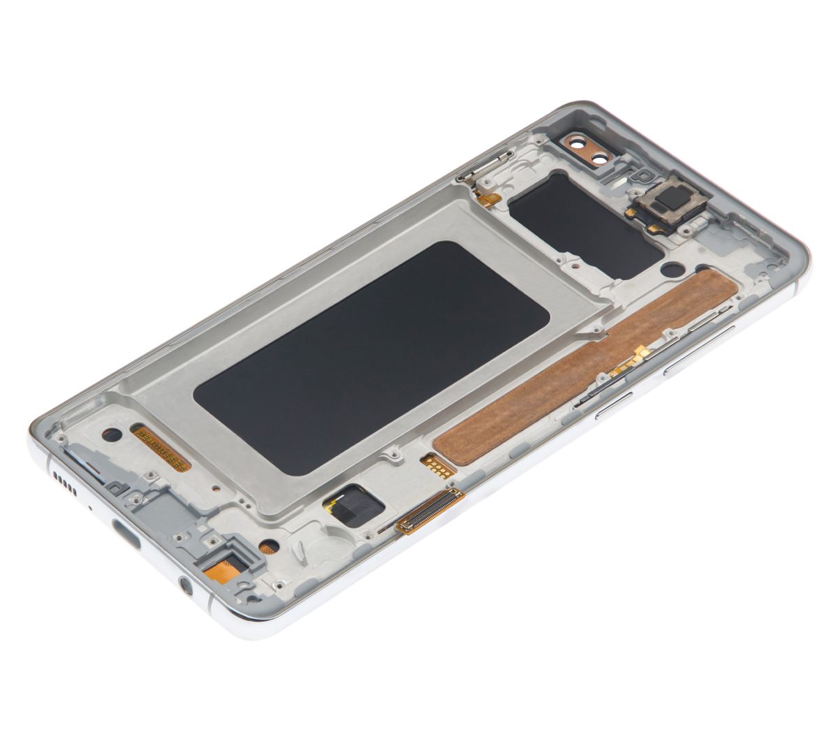 Samsung Galaxy S10 Plus İle Uyumlu Çerçeveli ekran LCD Ekranı (Parmak İzi Sensörü Olmadan) (Satış Sonrası Plus: TFT) (Prizma Beyazı) - Görsel 7