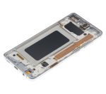 Samsung Galaxy S10 Plus İle Uyumlu Çerçeveli ekran LCD Ekranı (Parmak İzi Sensörü Olmadan) (Satış Sonrası Plus: TFT) (Prizma Beyazı) - Görsel 7