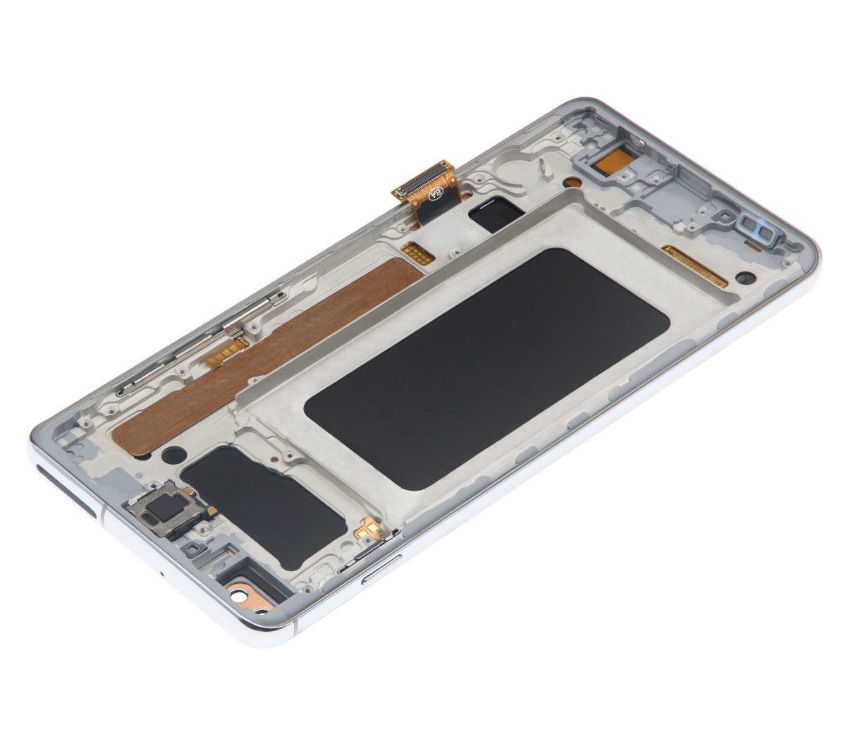Samsung Galaxy S10 Plus İle Uyumlu Çerçeveli ekran LCD Ekranı (Parmak İzi Sensörü Olmadan) (Satış Sonrası Plus: TFT) (Prizma Beyazı) - Görsel 9